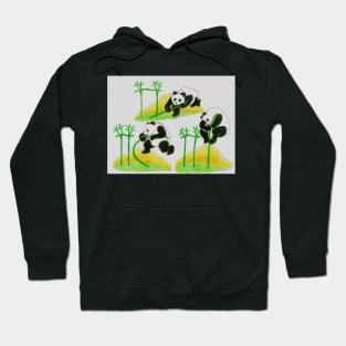 Panda pole vault Hoodie